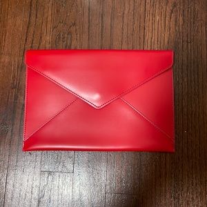 M/L Red Clutch, never used.